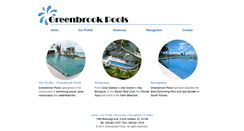 Desktop Screenshot of greenbrookpools.com